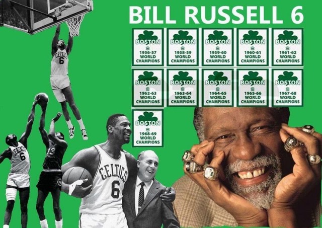 How many nba championships did bill russell on sale win